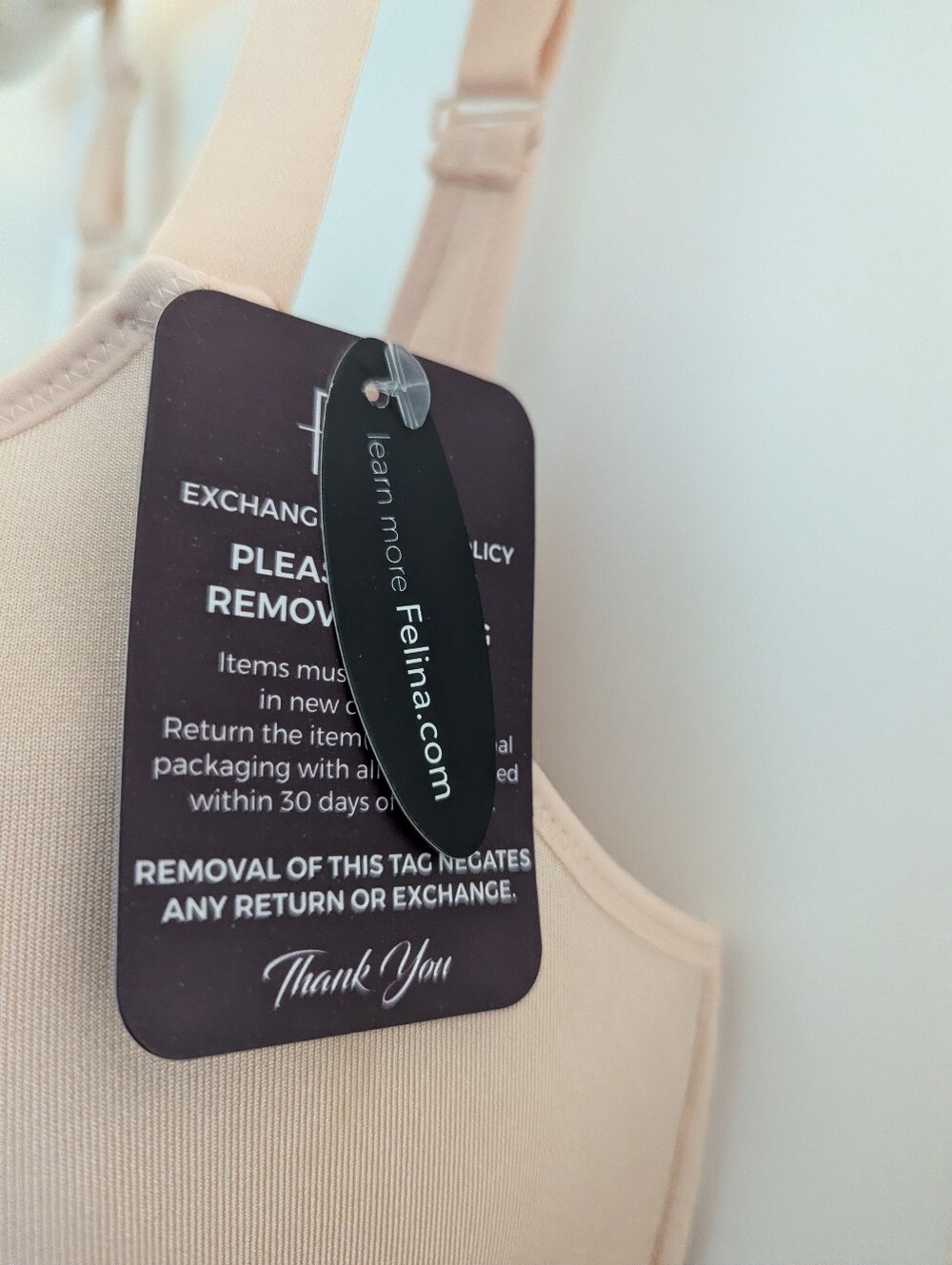 Felina Light Nude Seamless T-Shirt Bra with Front Closure - Picture 4 of 6